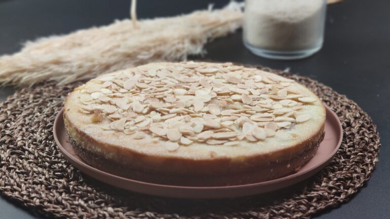 Gâteau aux amandes et à la vanille