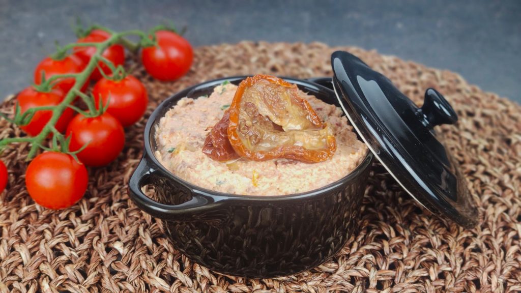 Rillette de jambon et tomates séchés