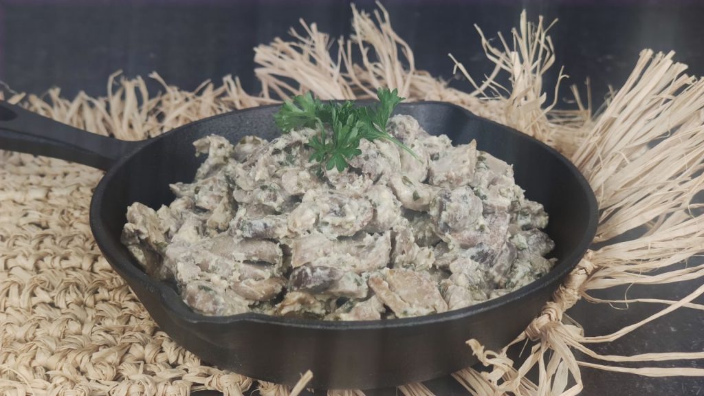 Poêlée de champignons à la crème