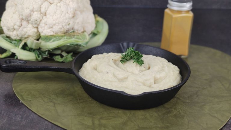 Purée de chou fleur à la crème de coco