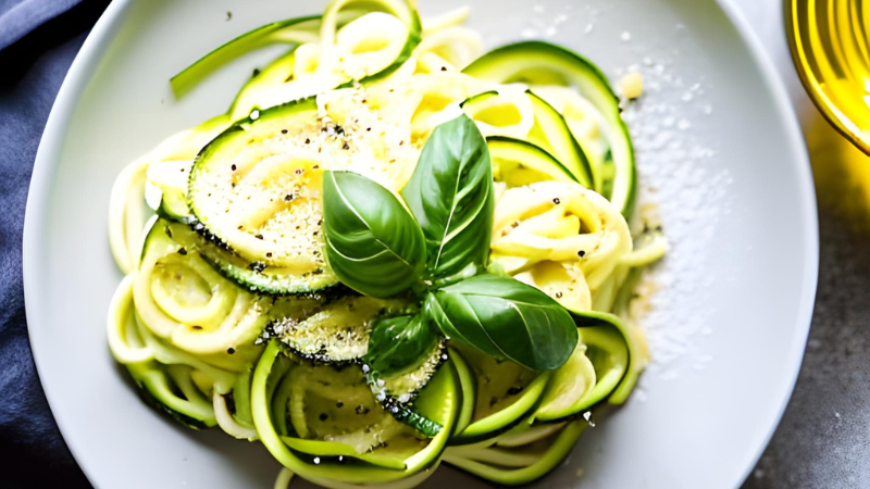 Spaghetti de courgettes