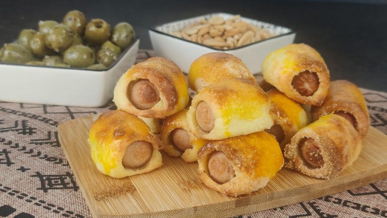 Roulés façon feuilletés à la saucisse