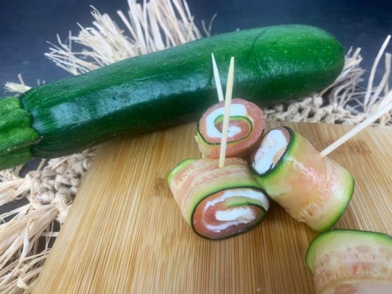 Rouleau à la courgettes et au saumon